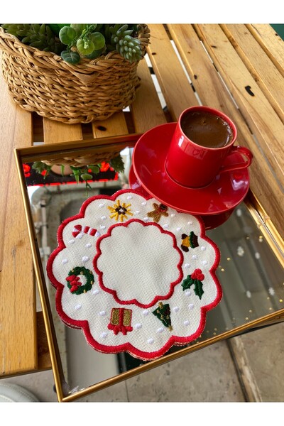 YD TASARIM Y&D TASARIM YIL BAŞI TEMALI 2'Lİ SUNUM PEÇETESİ