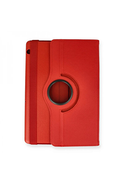 byhodi Huawei Mediapad T5 10 Case 360 Tablet Leather Case - Red