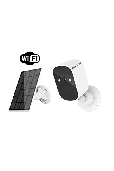 Noar Auto FIXED SOLAR SURVEILLANCE CAMERA WIFI 2K, NIGHT VISION, TWO-WAY AUDIO, MOBILE APP
