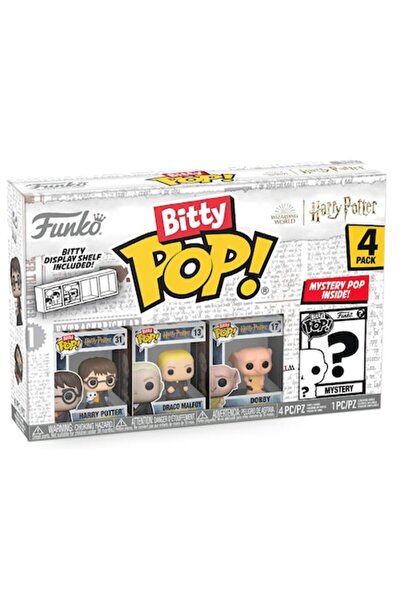 Funko Bitty POP! Комплект от 4 фигурки на Хари Потър - Хари Потър, Драко Малф...