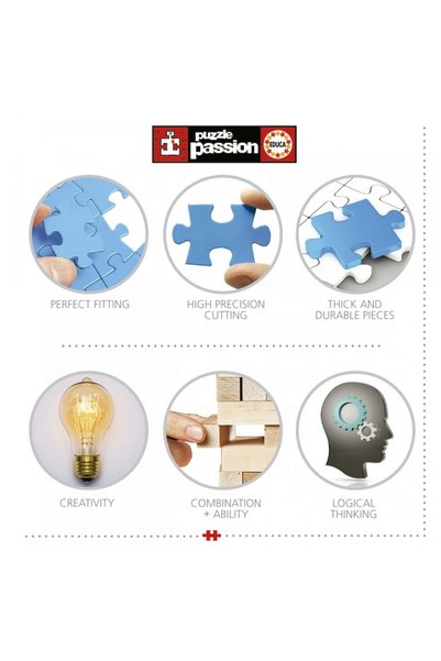 EDUCA 2000 piese Puzzle Toamnă în Dolomite (80-19566)