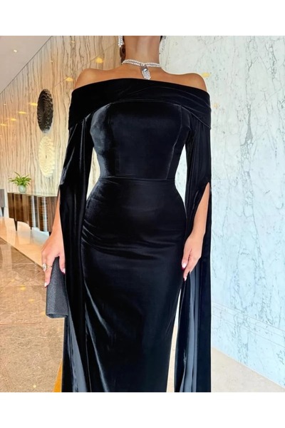 ADORA Navy blue evening dress