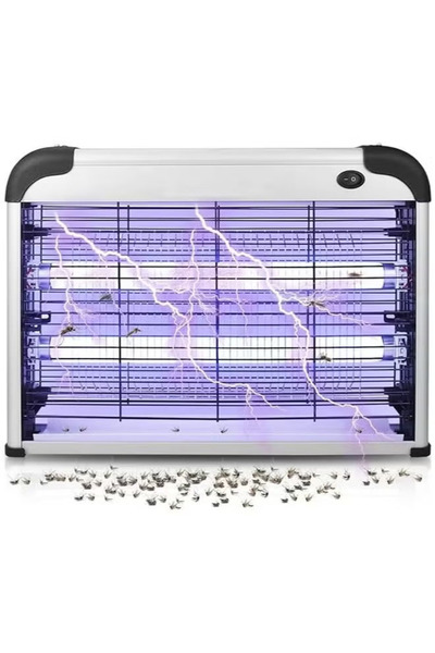 Cady One صاعق حشرات و طارد ناموس و بعوض كهربائي داخلي وخارجي مع شبكة واقية قابلة للفصل 25 واط