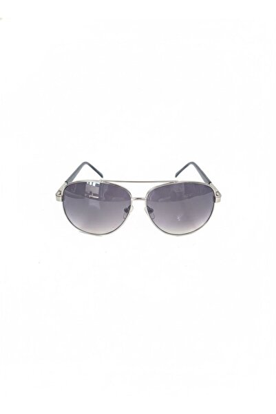 REX Men's sunglasses with a lightweight metal frame, black and silver color 13814