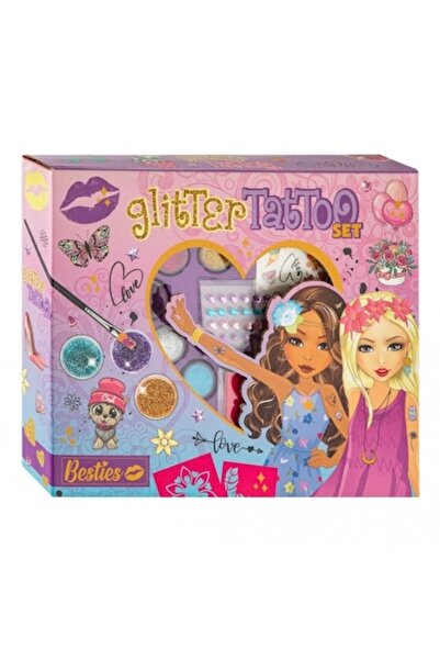 GRAFİX Set de tatuaje cu sclipici Besties (140039)
