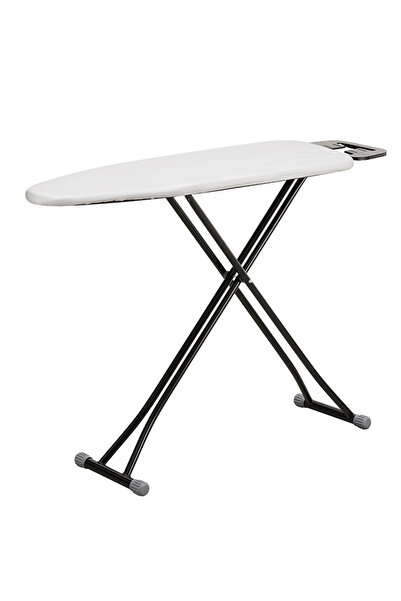 Lawazim Ironing Board 12x36inch 30x91cm - Foldable Padded Board with Iron Rest - Gray
