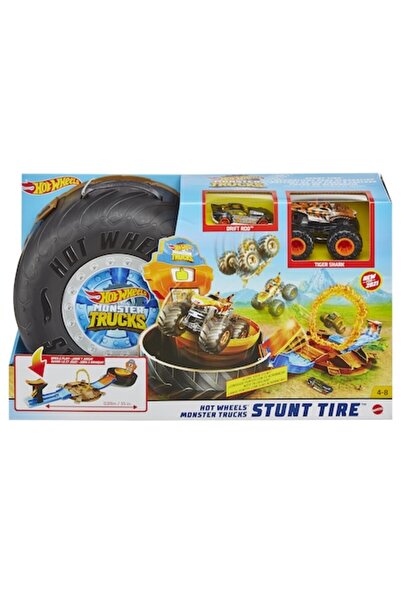 HOT WHEELS Set de joacă Monster Trucks - Anvelopă pentru cascadorii