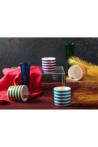 Porland , Porcelain, Glass Set, Set of 4, 230 Cc