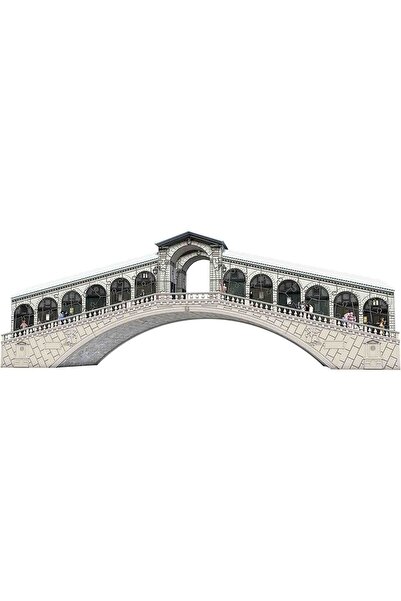 RAVENSBURGER 3D Puzzle Rialto Bridge, 216 Pieces