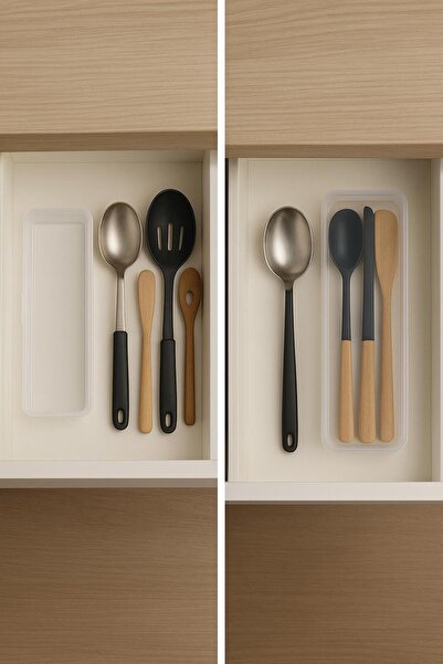 Pazarika Kepçelik Kaşıklık Düzenleyici Organizer – Mutfak Kaşığı ve Kepçe Sak...