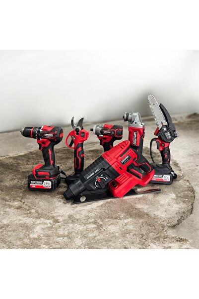 KIMMERPLUS Kimmer Plus 6 Lı Set 2025 Yeni Nesil Hilti- 13 Mm Vidalama-Testere...