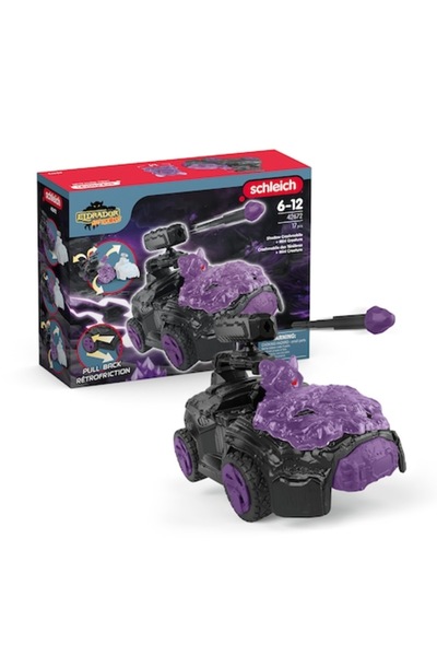SCHLEICH 42672 Shadow Crashmobile with Mini Figure - Purple/Black
