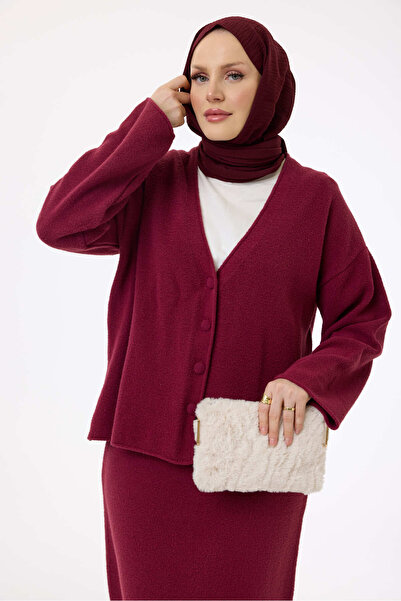 My City 44106 - Stylish Comfortable Casual Knitwear Women's Set with Skirt