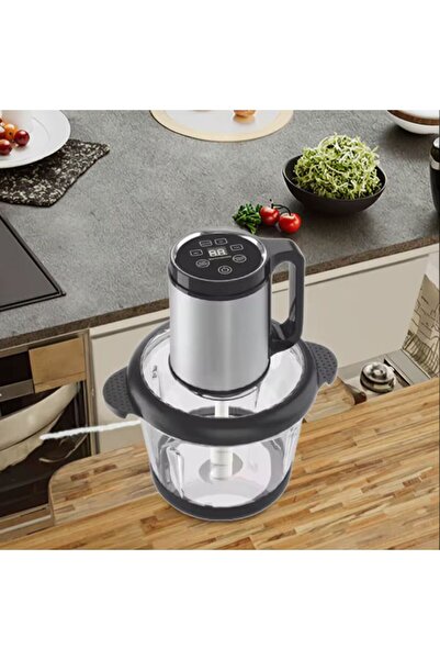 Zilan Smart Digital Electric Chopper - 3L Glass, 500W, 4 Preset Functions, 4 Titanium Blades, Meat, Vegetables