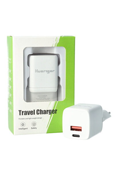 huari Adaptor de perete Huarigor USB-C + USB-A cu încărcare rapidă 33W
