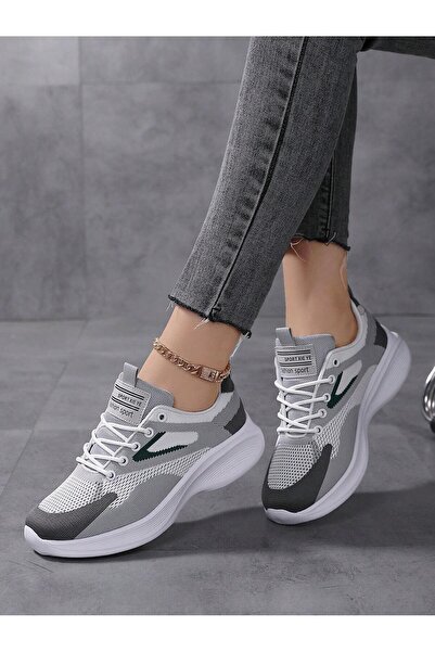 SOSENFER 跑步鞋女。舒适百搭户外轻便透气慢跑女鞋,时尚运动休闲鞋女