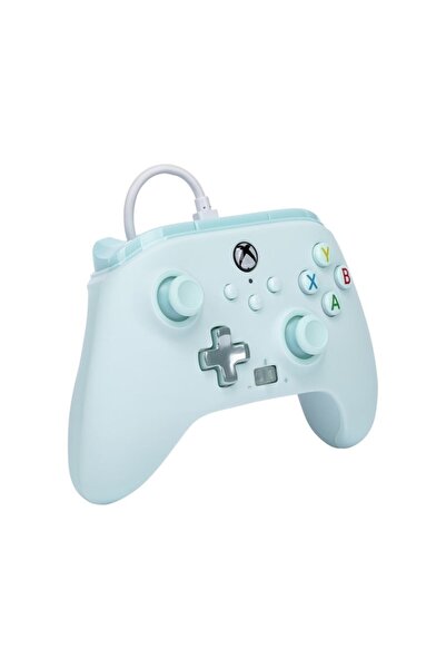 Powera EnWired Wired Controller for Xbox Series X/S, Xbox One, PC, 3.5 mm Cotton Candy Blue