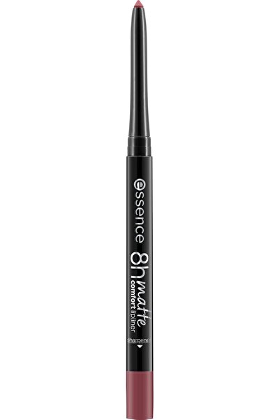 Essence Comfort Matte 8H Lip Liner, No. 19 Burgundy, Long-lasting Matte, Vegan, Waterproof, Paraben-