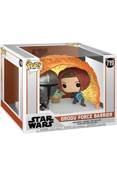 Funko Pop! Star Wars - Grogu Force Barrier, Многоцветен, 15 см