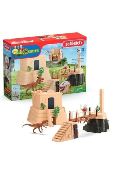 SCHLEICH Set de joacă - Aventură în Templul Pierdut, Dinozauri, Multicolor