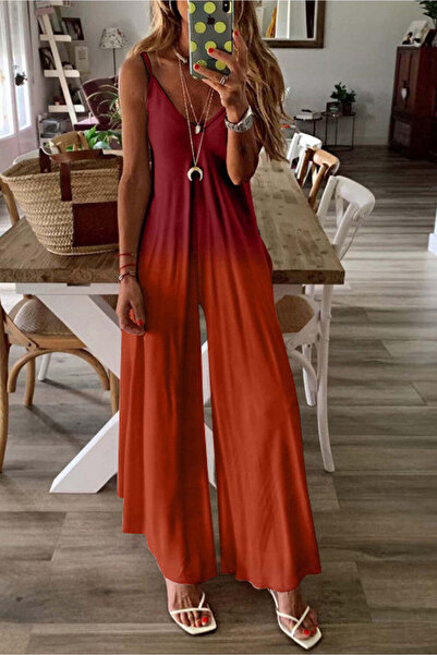 WildFashion Casual oversized jumpsuit in gradient F768-91