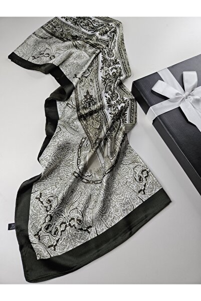 tomrisboutique شال حريري فاخر من الفوال، حجاب، وشاح، شال بنمط عرقي، 70 × 180 سم