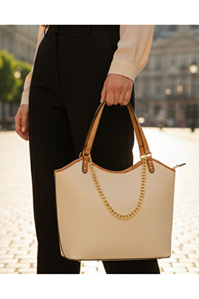 REDTAG حقيبة توت نسائية مزينة باللون البيج