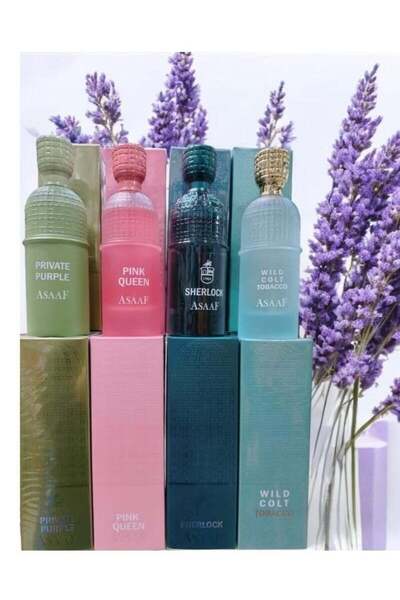 ASAAF Assaf Wild Colt Tobacco, Sherlock, Pink Queen, and Private Purple 200ml