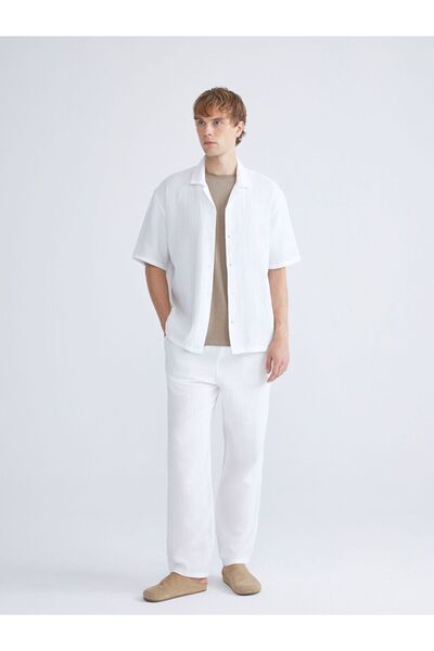 LC Waikiki Xside White Comfortable Fit Men's Trousers