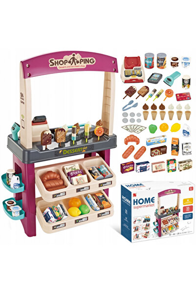 Matadi Supermarket with cash register and scanner with sound for children Matadi, size 86 x 56 x 34 cm, 55