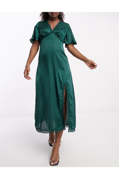 INFLUENCE Medium dress, Green
