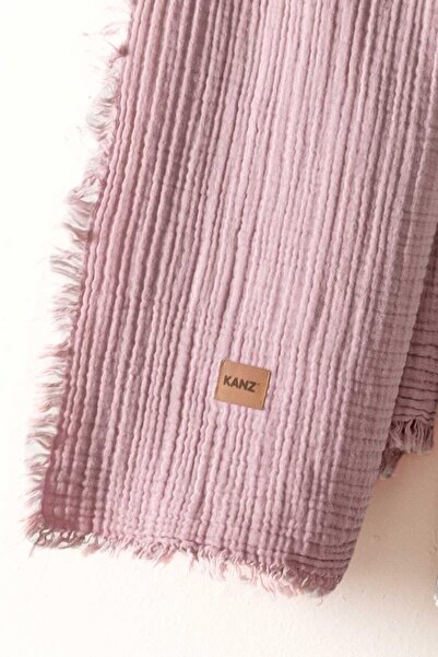 Budi Kanz Baby 4 Layer Muslin Blanket Knz-027 Dusty Rose