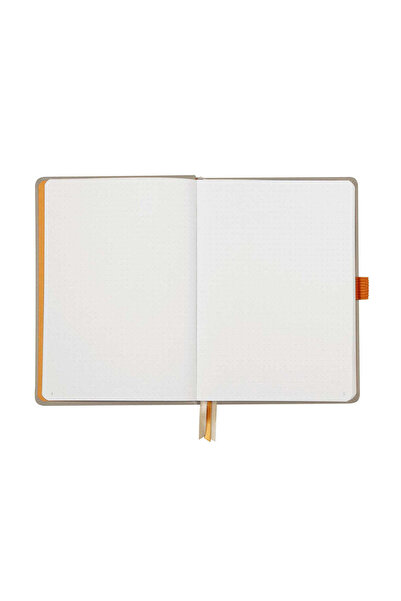 Rhodia Notebook A5, 120 sheets, dotted, hardcover, 90 g/m², Rhodiorama, beige