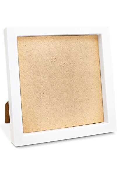 NALACAL 2PCS Square White Photo Frames with Stand - 17.5x17.5 cm (NALACAL)