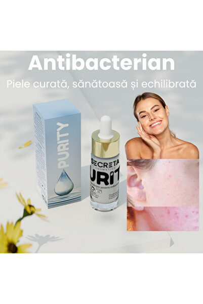 SECRETA Purity, Face Serum 20ml – For Pimples, Post-Acne Spots, Redness and Blemishes