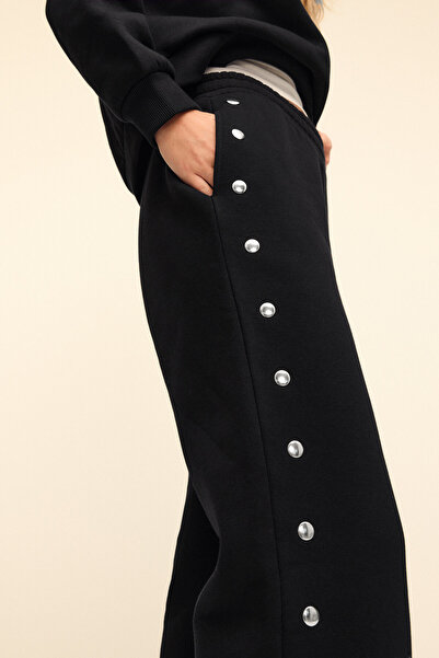 Stradivarius Stud-detail jogger trousers