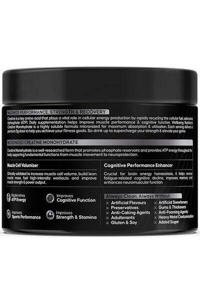 Wellbeing Nutrition Creatine Monohydrated Unflavored 100 g