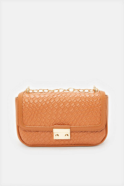 REDTAG Women Tan Flap Messenger Bag