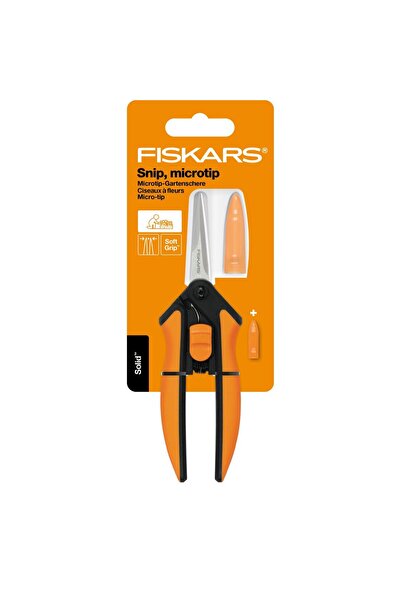 FiSKARS Solid MicroTip SP13 flower scissors, 140 mm, 40 g