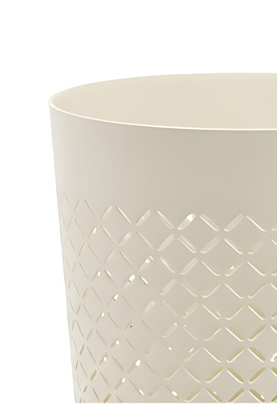 Bisbell Durable Plastic ware Dust Bin - Non-Toxic, Odorless 24x28cm Trash Can | BB4098