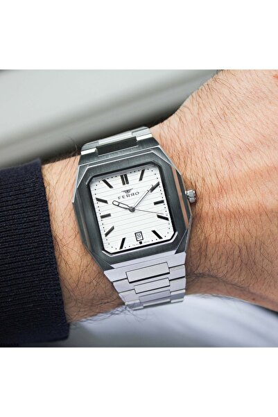 FERRO F11653A Men's Steel Band Wristwatch
