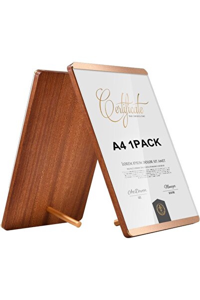 AZONEE إطار صورة A4 (8.5 × 11) مع حافة معدنية