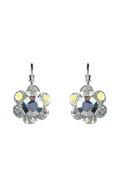Miidefloriart Cercei Round Stones Chaton Flower SS29, model 459