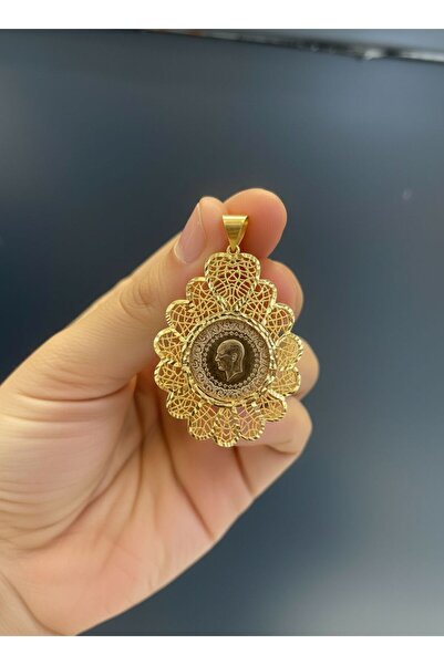 kuyumcu nurettin 10.30 gr (GRAM) Füzyon Yarım Altın Kolye Ucu 22 Ayar Altın