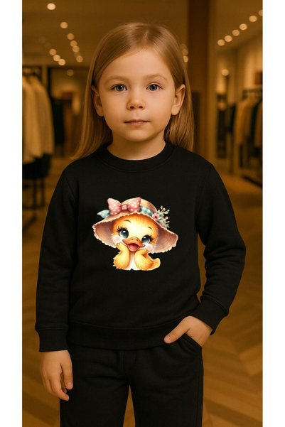 playwear Set pentru copii Hanorac TEKER CİVCIV cu imprimeu pentru fete și băi...