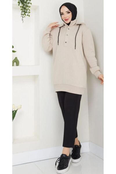 S7V7N EXCLUSIVE Hanorac cu glugă cu căptușeală din fleece