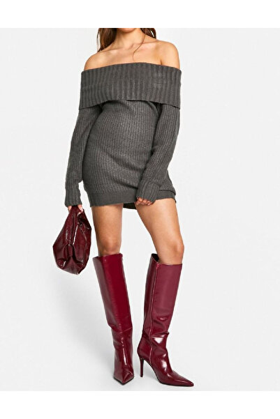 BOOHOO Short dress, Gray