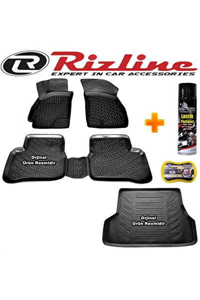 Rizline Accent Admire 3d Paspas + Bagaj Havuzu 2001 - 2005 Arası + Uyumlu  Eb...