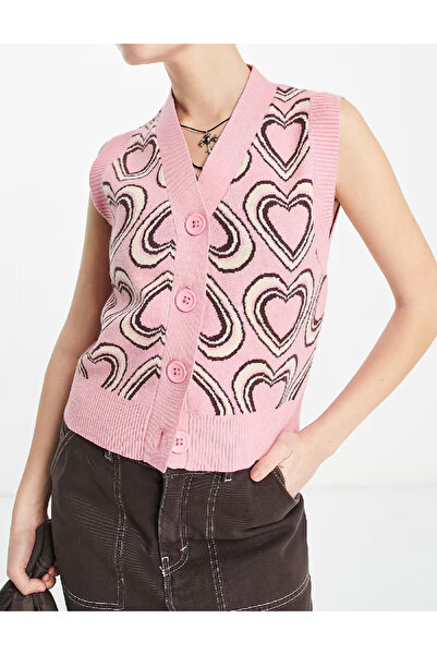Violet Romance Vest, Pink
