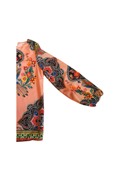 Camasa Boho chic blouse with wide sleeves and exotic print